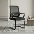 Mesh Office Guest Chair - Black - 4