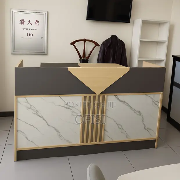1.8m Office Reception Desk Counter - 1