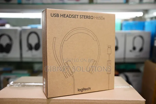 Logitech H650e USB Stereo Headset - 1