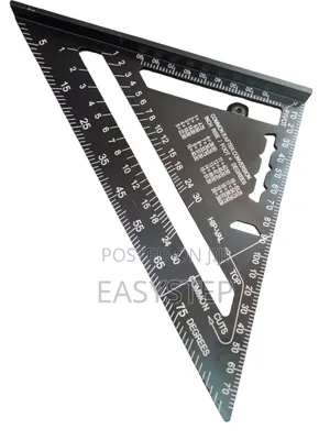 7 Inch Aluminum Speed Square - Carpenter & Roofing Tool