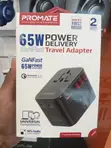 Promate 65W GaNFast Travel Adapter (TripMate-GaN65) - 2