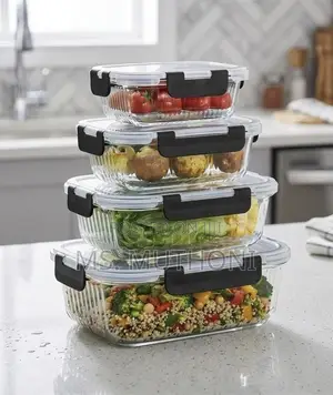 NovaGlassTM Ultra-Seal Glass Storage Containers Set