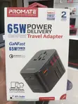 Promate 65W GaN Travel Adapter - 1