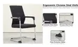 Ergonomic Chrome Sled Chair - 1