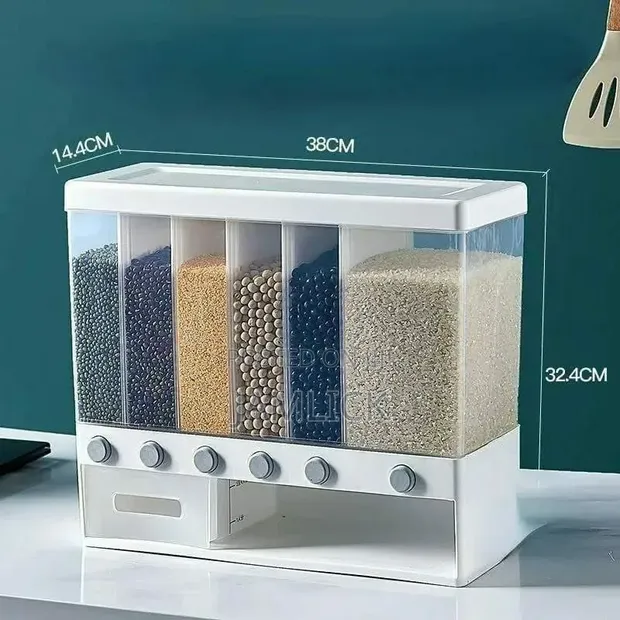 6-Compartment Cereal Dispenser - Ev - 1