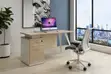 1.2m Office Desk with Cupboard and Drawers - 4