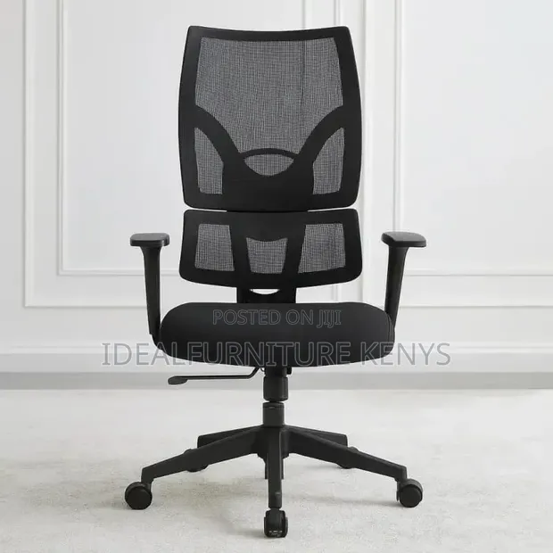 Ergonomic Mesh Office Chair - High Back Executive - 1