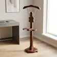 Wooden Mahogany Coat Hanger - 2