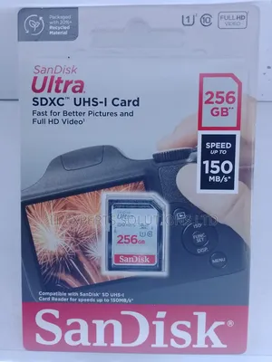 Sandisk 256GB SD Card for Cameras