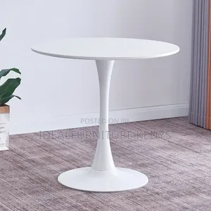 Round White Table