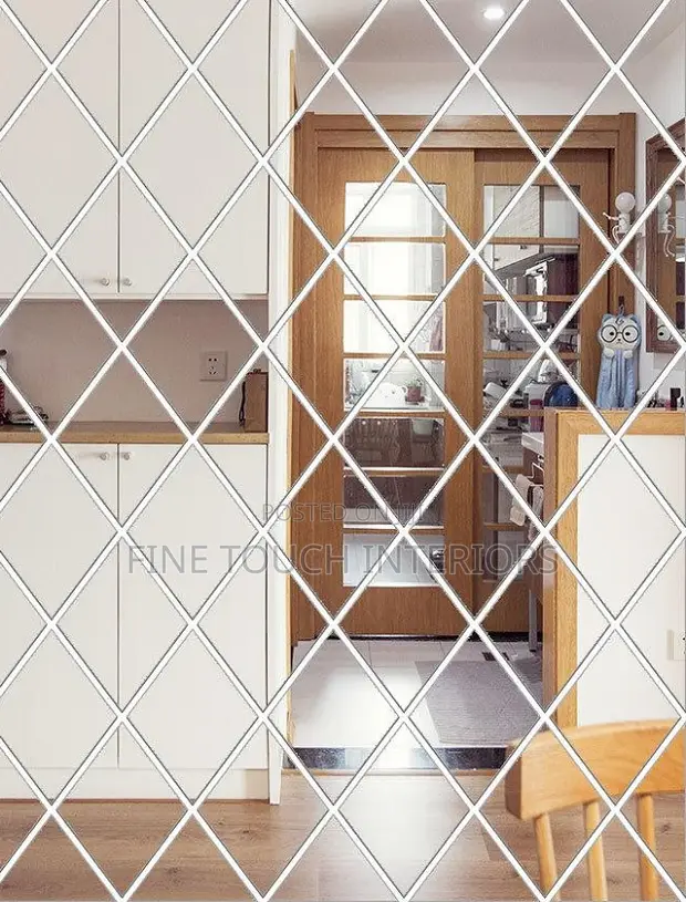 Self-Adhesive Diamond Acrylic Mirrors - 1