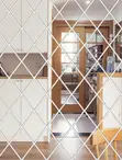Self-Adhesive Diamond Acrylic Mirrors - 1