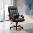 Boss Office Products Swivel Mesh Leather Office Chair - 2