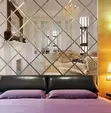 Bedroom Diamond Acrylic Wall Mirror - 2