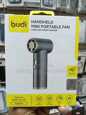 Budi Handheld Mini Portable Fan - Powerful Personal Cooling