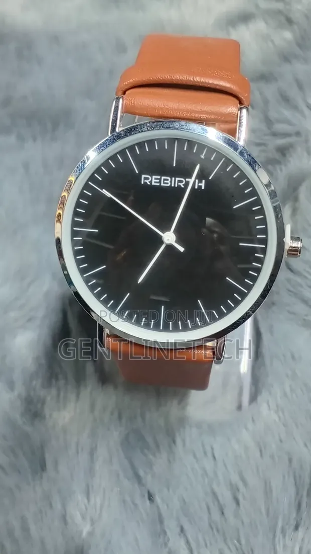 Rebirth Unisex Casual Leather Watch - 1