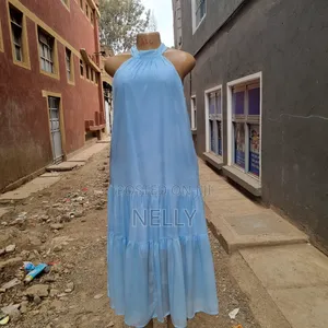 Used Baby Blue Turtleneck Dress - XL