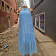 Used Baby Blue Turtleneck Dress - XL - 1