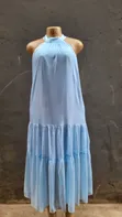 Used Baby Blue Turtleneck Dress - XL - 4