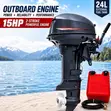 Premier 15HP 2-Stroke Outboard Boat Engine - 1