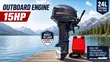 Premier 15HP 2-Stroke Outboard Boat Engine - 2