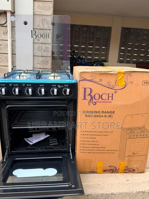 Roch 60x60 Full Gas Standing Cooker with Oven - 1
