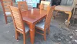 4-Seater Dining Set - Pure Mahogany - 1