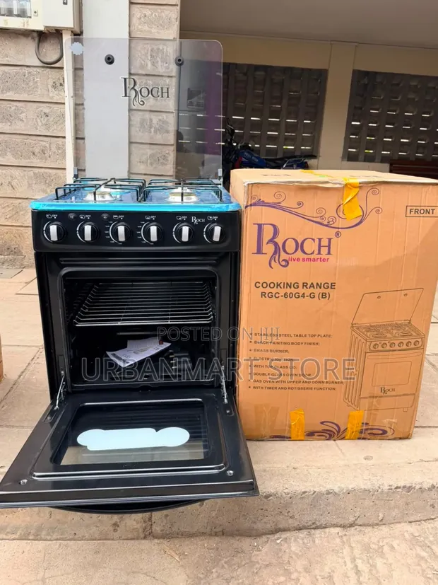 Roch 60x60 Freestanding Full Gas Cooker with Gas Oven - 1