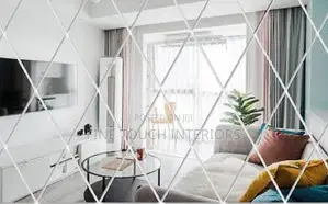 Diamond Acrylic Wall Decor Mirror