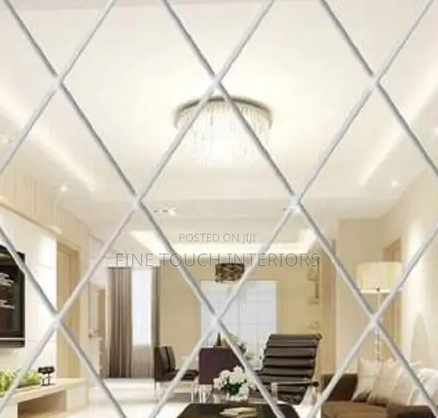 Home Decor Acrylic Diamond Wall Mirrors - 1