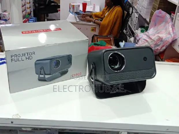 CY900 Android Projector 1080P with YouTube, Netflix, Wi-Fi & Bluetooth - 1