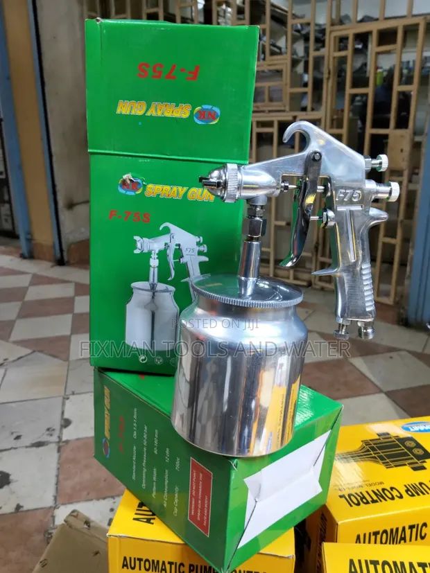 Total Fine Painting Spray Gun 1000ml, 1.5mm Nozzle - 1