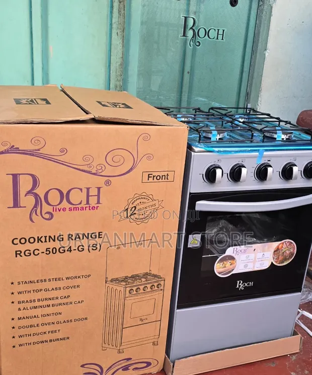 Roch 50x55 Full Gas Standing Cooker with Gas Oven - 1