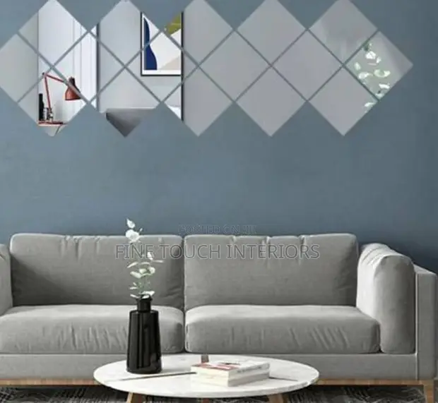 Home Office Diamond Acrylic Mirrors - 1