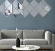 Home Office Diamond Acrylic Mirrors - 1