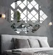 Radiant Diamond Acrylic Wall Mirrors - 1