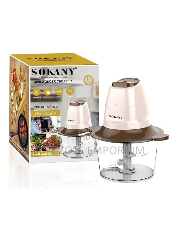 Sokany 2.0L Food Chopper - 1