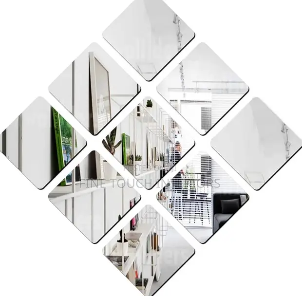 Diamond Shape Acrylic Wall Mirrors - 1