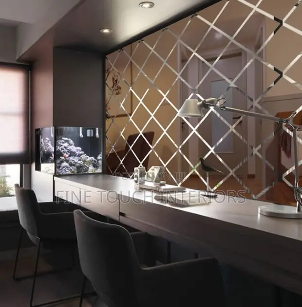Diamond Acrylic Wall Decor for Hotels & Restaurants - 1