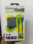 Remax 100W PD Dual Port Charger (Type-C & USB) - Black - 1