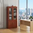 Executive Two-Door Office Cabinet - Mahogany - 2