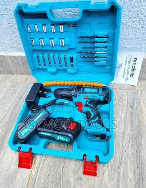 Meakida 21V Cordless Drill with 2 Batteries & Charger