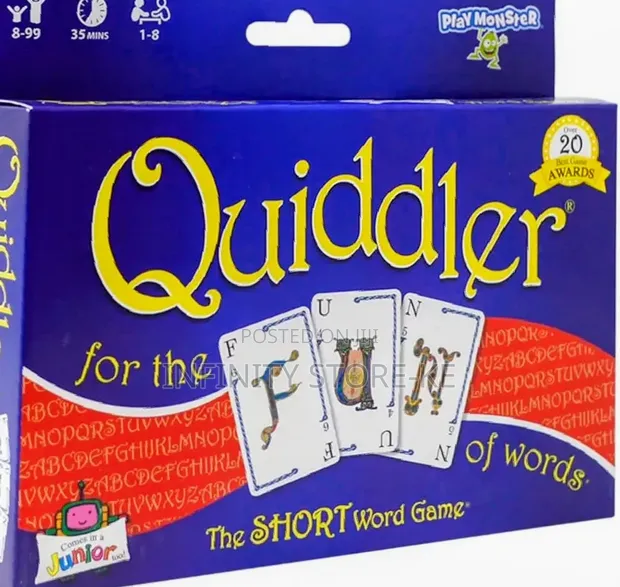Quiddler Word Building Card Game - 1