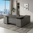 Modern Executive Lockable Office Desk - 1600mm - 1
