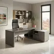 Modern Executive Lockable Office Desk - 1600mm - 2