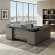 Modern Executive Lockable Office Desk - 1600mm - 3