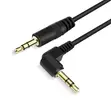 1.5m 90 Degree 3.5mm Stereo Male to Male Audio Cable - 2