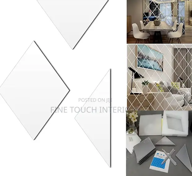 Diamond Illusion Acrylic Wall Mirrors - 1