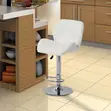 Modern Adjustable Bar Stool - White - 1