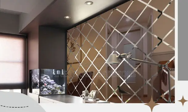 Diamond Serenity Acrylic Wall Mirrors - 1